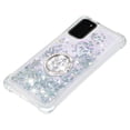 thumbnail image 4 of Funda para Samsung Galaxy S20 5G con Brillo Líquido Flotante, Purpurina, Parachoques y Anillo Giratorio Soporte, 4 of 5