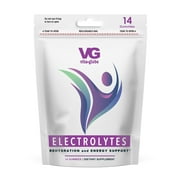 Vita Globe's Electrolytes Pouches Supports Rehydration and Nervous System Health.  Vitamin Supplement, 10 Pack Pouches