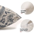 thumbnail image 2 of Gray Blue Leaf Plant Lumbar Pillow Covers 12X20 Inch Set of 2 Grey Tropical Fern Herbs Botanical Leaves Floral Decorative Pillow Cases Vintage Cushion Case Farmhouse Home Decor for Couch Sofa, 2 of 6