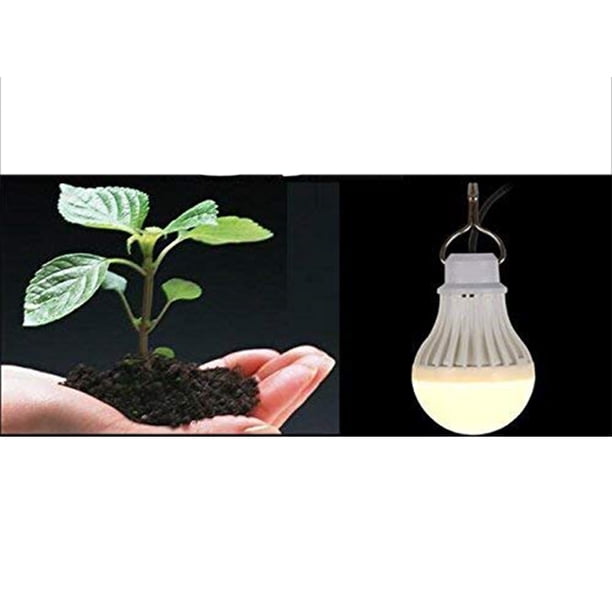 Lámpara LED portátil para camping, luz de emergencia con cable USB, no regulable