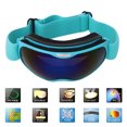 thumbnail image 3 of Gafas de esquí y snowboard para niños de color azul con doble capa de protección contra el viento y la niebla para deportes de invierno al aire libre, 3 of 8
