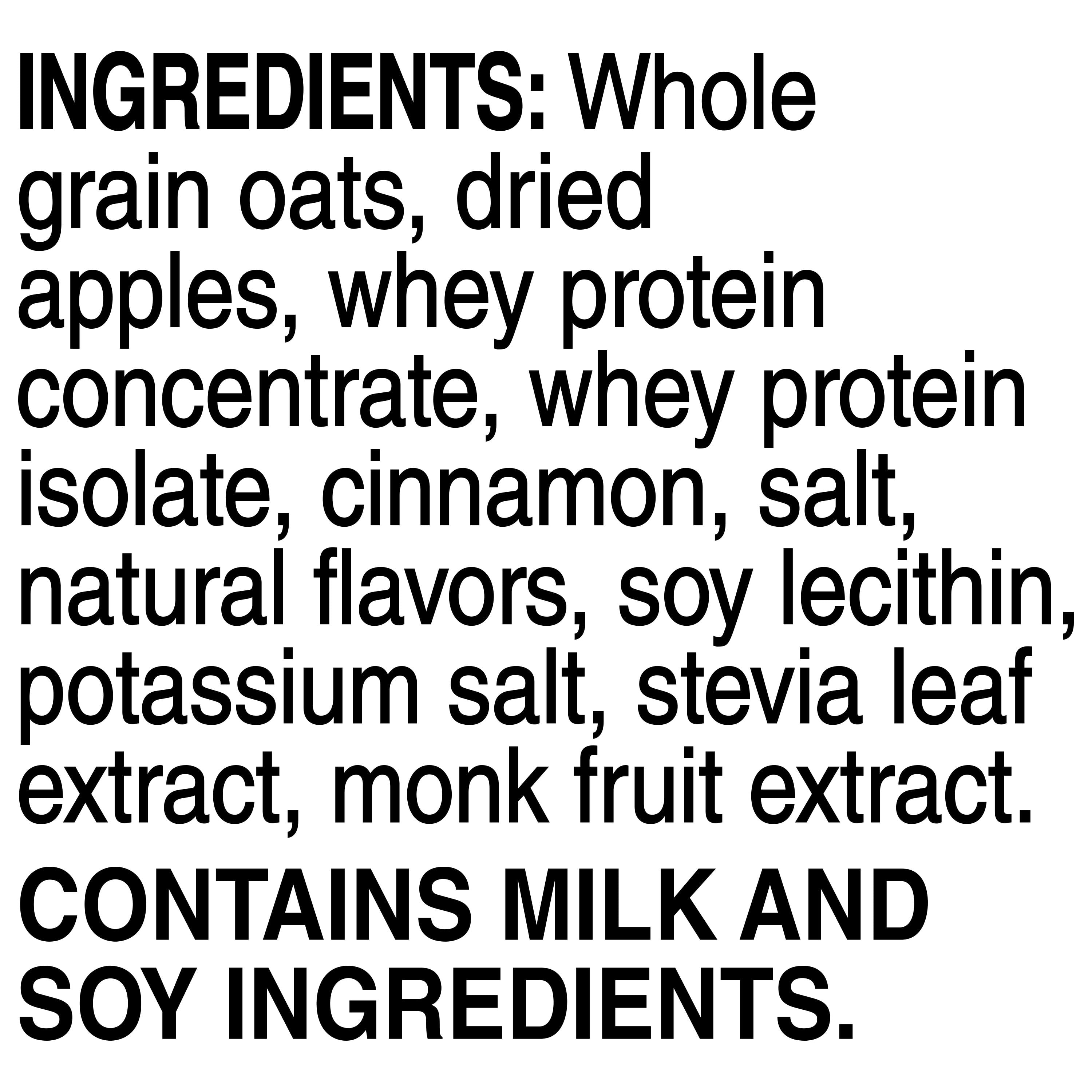 (6 pack) Quaker Instant Oatmeal Protein No Added Sugar Apples & Cinnamon, 1.76 Ounce 6 Packets