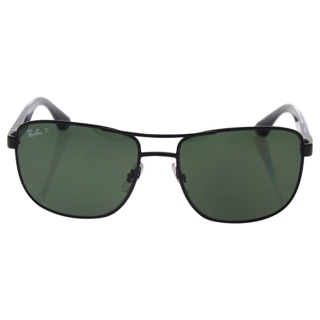 The trail Hula hoop How? Ray Ban RB 3533 002/9A - Black/Green Polarized by Ray Ban for Unisex -  57-17-140 mm Sunglasses - Walmart.com