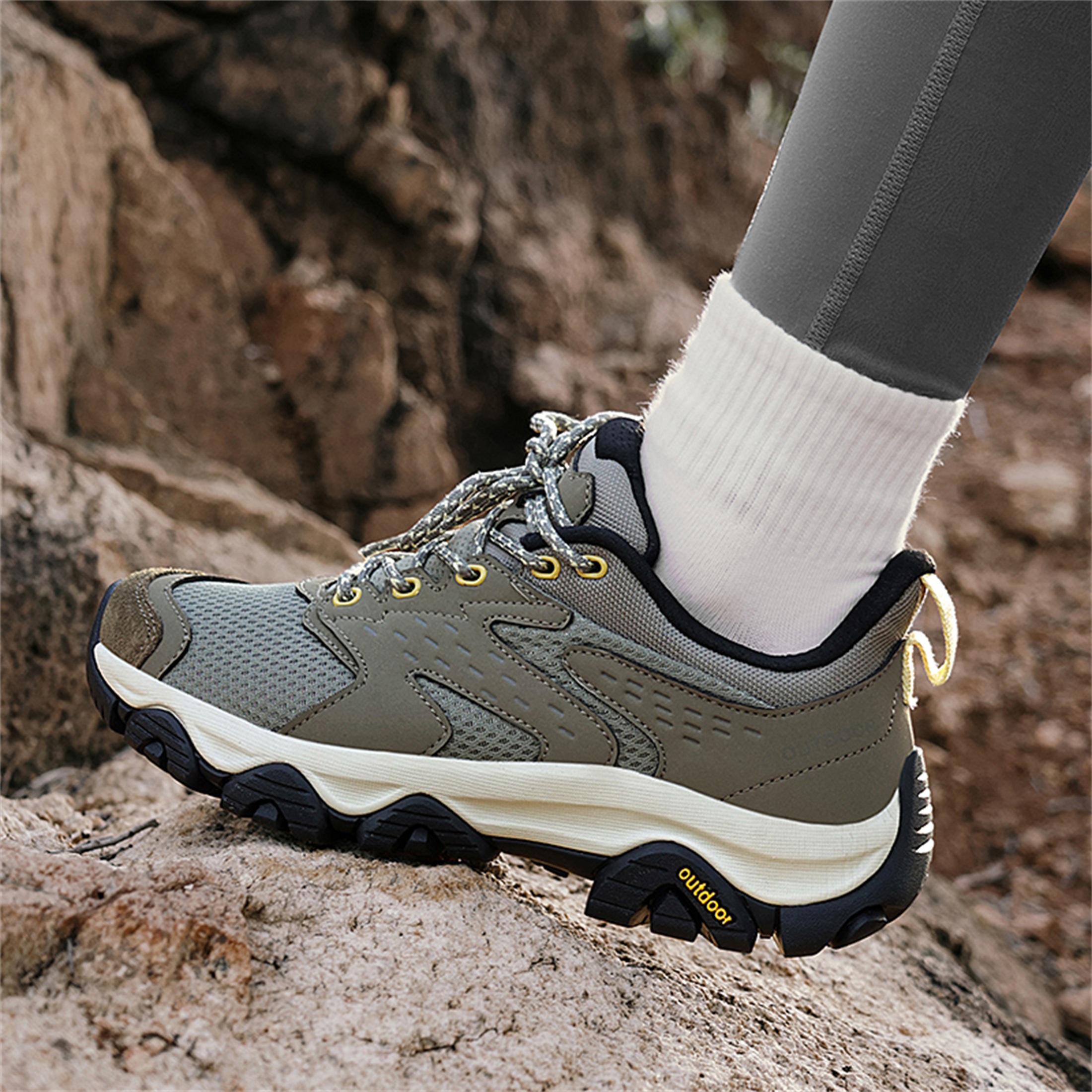 YOURDIARY Womens Mens Hiking Shoes Unsex Comfortable Breathable Anti-Slip Sneakers