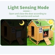 Roll Down Automatic Chicken Coop Door Solar Powered