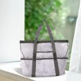 thumbnail image 1 of Bolsa De Playa Bolso de playa para mujer Bolso grande de malla para la playa Bolso ligero de viaje para la compra Likrtyny Para Estrenar, 1 of 3