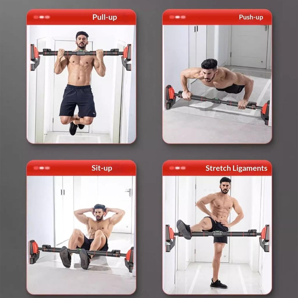 Yihuala Space Saving Pull Up Rod Indoor Portables Training Pull-Up Rod For Apartments Offices and Homes Gym Setups