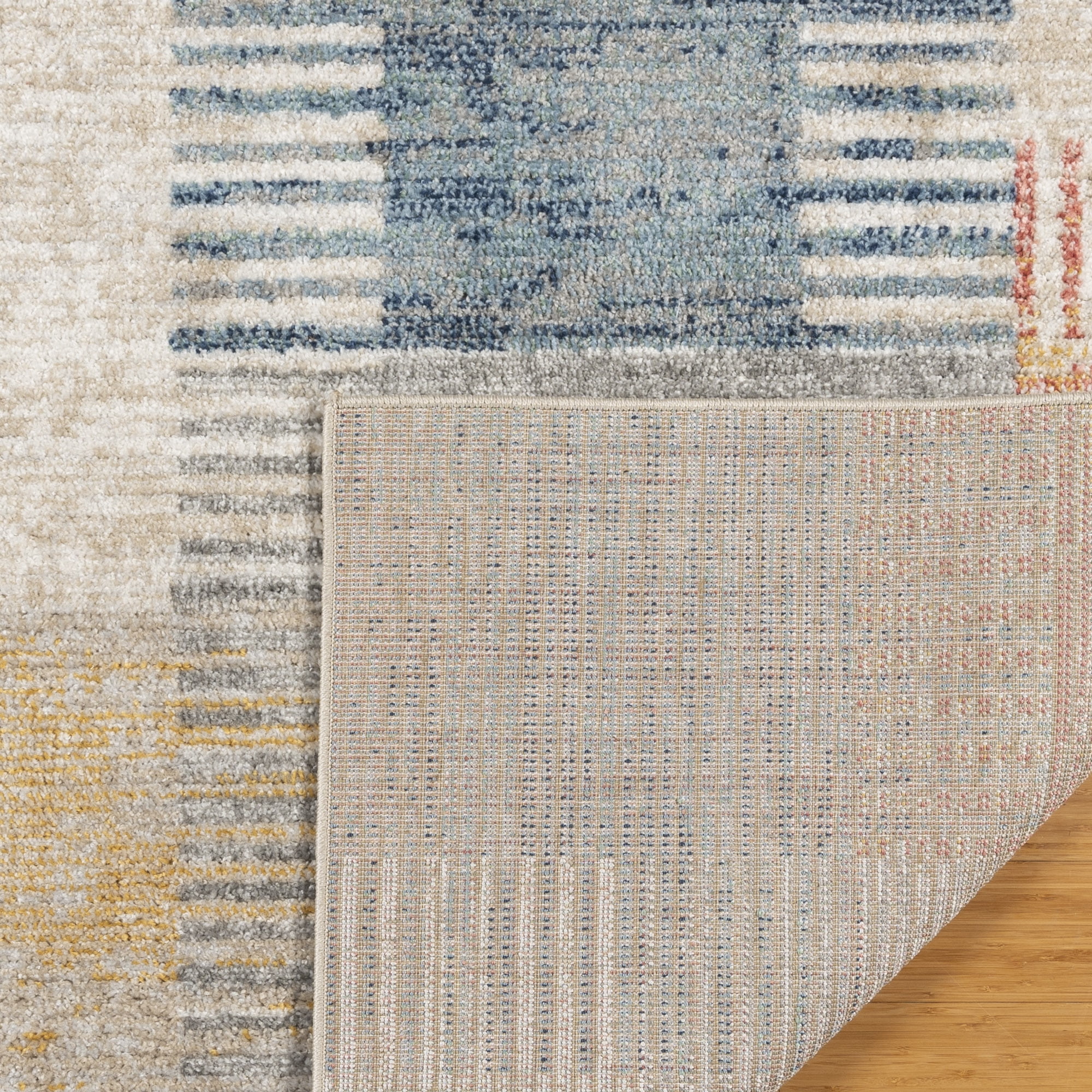 Gertmenian Winsor Julien Modern Patchwork Multi Area Rug, 2x8