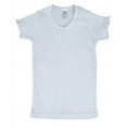 thumbnail image 2 of Jack 'n Jill Girls 100% Combed Cotton Crew Neck T-shirt In Solid White (3 Pack) Size 4, 2 of 4