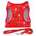 thumbnail image 2 of Juego de arneses y correas para perros MOONPET Christmas Floral XXS, 2 of 4