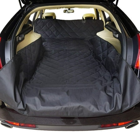 NOBER Couverture de Cargo pour Animaux de Compagnie pour les Chiens Voitures SUV Imperméable à l'Eau Antidérapant Universel avec Rabat Pare-Chocs Extra Large
