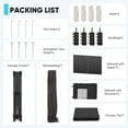 thumbnail image 3 of Outdoor Basic 12x12 Pop up Canopy Tent with One Push Setup and Sidewalls,Instant Shade Gazebos with Weighted Sandbags,Black, 3 of 9