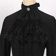 thumbnail image 3 of Womens Renaissance Blouse 2025 Long Flared Sleeve Victorian Gothic Vampire Shirt Tops for Women, 3 of 8