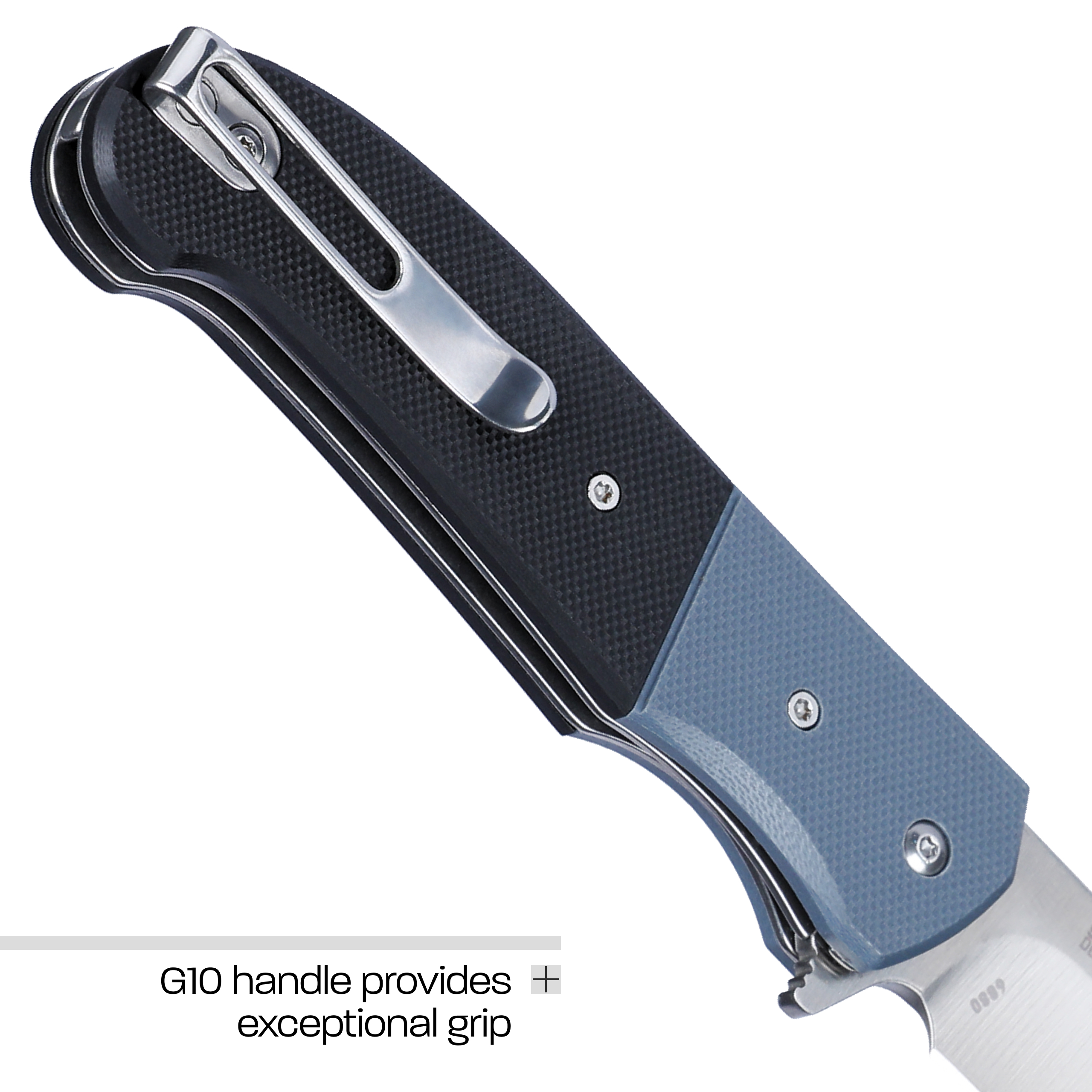 CRKT Ignitor Everyday Carry Assisted Folding Knife with Liner Lock: Stainless Steel Plain Edge Blade, G10 Handle, Pocket Clip, 6880