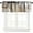 Beige Grey-1, variant on Brown Grey Valance Curtain Abstract Color Block Art Rod Pocket Valance Window Treatments 1 Panel Short Curtains for Kitchen Farmhouse Living Room Bathroom Bedroom 54 x 18 in