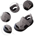 thumbnail image 7 of KPOPLK Boys Sandals for Kids Open Toe Summer Outdoor Athletic Sandals with Adjustable Straps 1T 2T 3T 4T 5T Size 8.5,Grey, 7 of 7