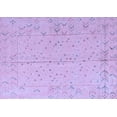 thumbnail image 1 of Ahgly Company Indoor Rectangle Abstract Blue Modern Area Rugs, 4' x 6', 1 of 4