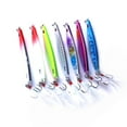 thumbnail image 4 of braveheart 7pcs Simulation Fish Lead Lures Metal Plate Reflection Fish Bait Paint Spraying Fishing Food Fishhook Jig Tackle Kit Color Random, 4 of 5
