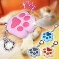 thumbnail image 2 of un Porte-cls De Voiture Rose, Un Porte-cls Griffes De Chat De Dessin Anim Led Mettent Un Son, 2 of 5
