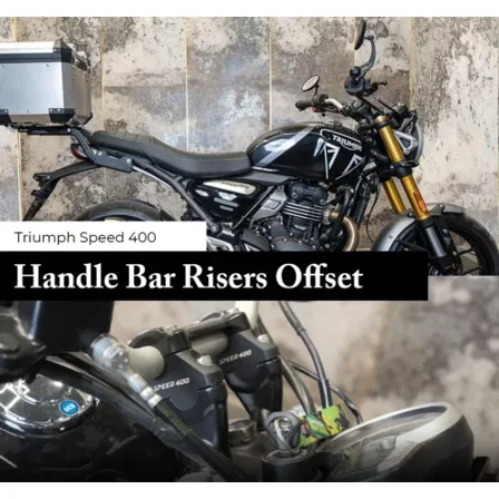 Offset Handlebar Risers for TRIUMPH SPEED 400