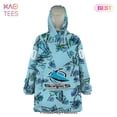 thumbnail image 4 of Cronulla Sutherland Sharks Special Logo Design Oodie Flanket Blanket Hoodie Snuggie, 4 of 9