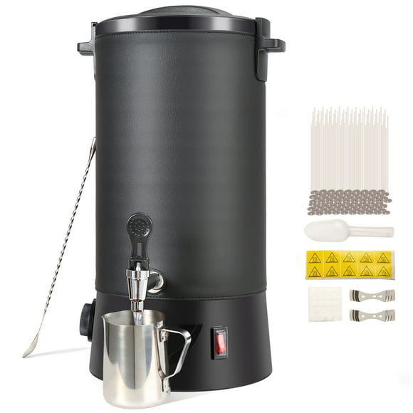 VEVOR Wax Melter for Candle Making, 10Liter Extra Large Electric Wax Melting Pot with Easy Pour Spout & 9-level Temp Control, Easy Clean for Candle Soap Cream Beauty Bulk Production Business or Home