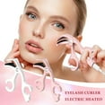 thumbnail image 1 of Heated Eyelash Curlers, Heated Lash Curler Fast Heat up Within 30s, Type C Charging Eyelash Curler Heat,Constant Temperature 65°C±15°C,Quick Natural Curling for Long Lasting J5L0, 1 of 4