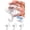 Transparent, variant on 3 Pack Suction Cup Hooks, Clear Suction Cup Hanger, Removable Small Suction Cups for Shower, Bathroom, Glass, Door, Windows, Kitchen-Max Hanging up to 11 lbs on Smooth Surface