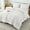 WHITE, variant on Vccoem 7-Piece Queen Comforter Set Bed in a Bag - White Boho Tufted Luxury Bedding Set, Ultra Soft & Breathable All Season Comforter with Sheets & Pillowcases