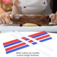 thumbnail image 3 of Easy To Clean Measuring Dough Strips, Professional Silicone Guide Sticks That Hold Their Shape, Ideal Thickness Guide For Cookies And Pies (15 Inches), 3 of 5