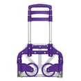 thumbnail image 3 of IVV Folding Hand Truck Dolly Cart, Portable Dolly Cart for Moving Heavy Loads, Collapsible Hand Truck Trolley, w/Telescopic Handle, Purple, 3 of 10