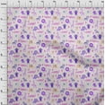 thumbnail image 4 of oneOoneRayonVioletFabricKidsAnimalSewingCraftProjectsFabricPrintsByYard56InchWide, 4 of 4