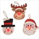 thumbnail image 1 of Colgante de madera de Navidad con luz LED, diseño de muñeco de nieve, alce de Papá Noel, colgante luminoso, decoración de árbol de Navidad, 3 uds., 1 of 5