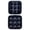 Black, variant on Soccer Ice Cube Mold, 9-Cavity Large Round Silicone Ice Ball Maker with Lid, Food Grade Flexible Sphere Ice Chiller Tray for Whiskey Cocktail Sports Party
