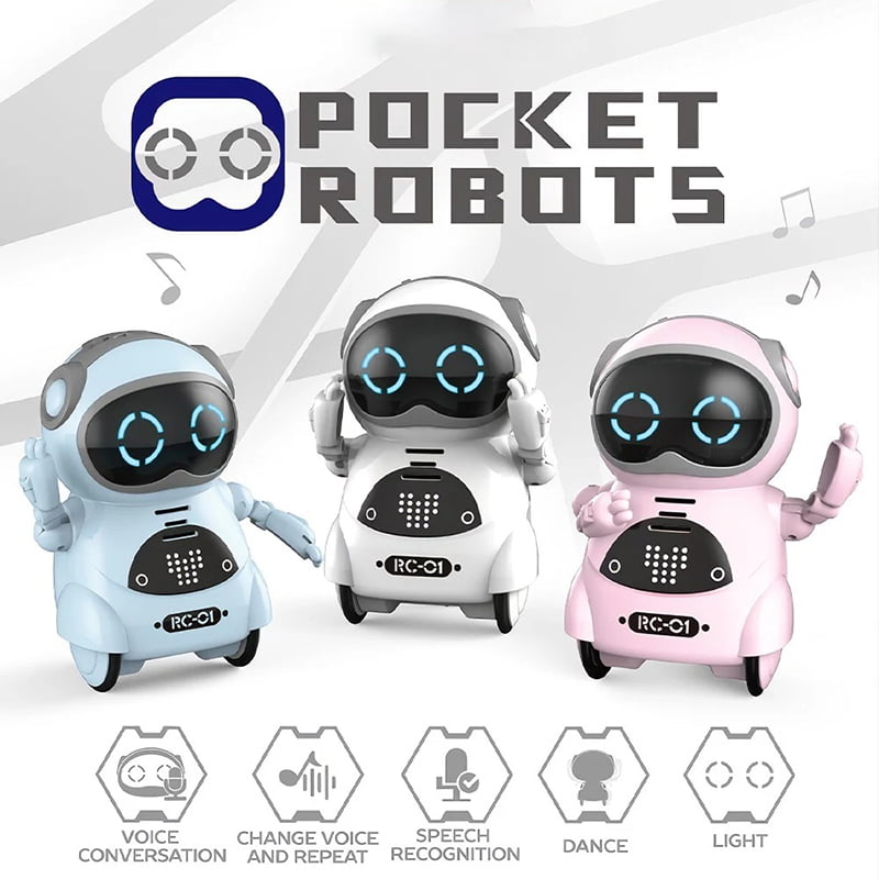 Multifunctional Electric Voice Smart Mini Pocket Robot Early Educational  Voice Dancing Robot