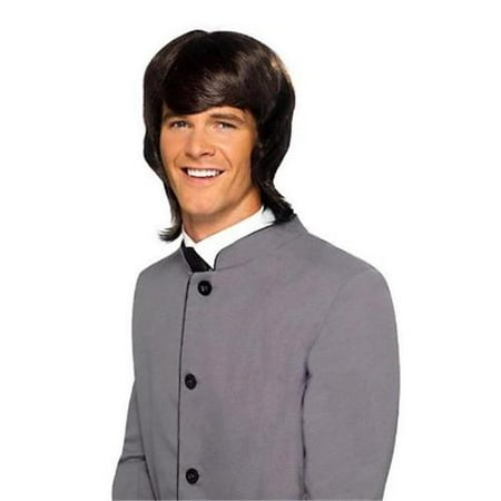 60's Male Mod Costume Wig Adult: Brown