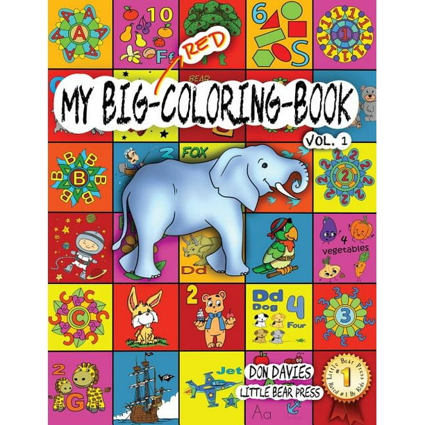 Download My Big Coloring Book for Kids: My Big Red Coloring Book ...