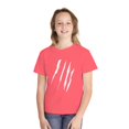 thumbnail image 3 of Effete Feline Claw Marks Scratch Youth Midweight Tee, 3 of 3