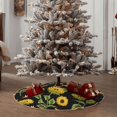 thumbnail image 4 of Sikiie Bees and Sunflowers Nativity Christmas Tree Skirt, Jesus Christian Winter Holiday Tree Mat Decoration(30-48IN)48", 4 of 6
