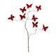 thumbnail image 1 of Arreglo floral con ramas de mariposas artificiales, decoración con tallos de ramas simuladas Rojo, 1 of 9