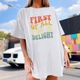 thumbnail image 2 of WEAIXIMIUNG Chandails d'Entraînement Femmes Ajustés Mode Femmes Haut Décontracté Col Rond T-Shirts Été Manches Courtes Décontracté Ample Imprimés Amusants T-Shirts Haut, 2 of 4