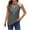 Gray, variant on Summer Tops For Sexy Women 2025 Corset Tops For Women Plus Size Pearl Dressy Tshirts Shirts For Women Cotton Work Blouses For Women 2025 White T Shirts For Women V Neck