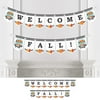 Happy Fall Truck - Harvest Pumpkin Party Bunting Banner - Party Decorations - Welcome Fall