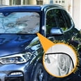 thumbnail image 3 of ALAZA Flower Watercolor Windshield Sun Shade Car Foldable Sun Visor Block UV Rays Protector 55"x27.6", 3 of 8