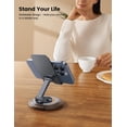 thumbnail image 2 of Support de Cellulaire, Accessoires de Bureau - Support de Cellulaire Gris pour Bureau, Support de Téléphone à Grain de Bois Simulé pour Bureau, Accessoires de Bureau, Décoration de Bureau, Adapté pour Téléphones 4-10 Pouces, iPad, 2 of 4