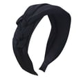 thumbnail image 2 of Diademas para mujer, diadema cuadrada, linda diadema con nudo para mujer, diadema lisa de moda, diadema para la cabeza, 2 of 2