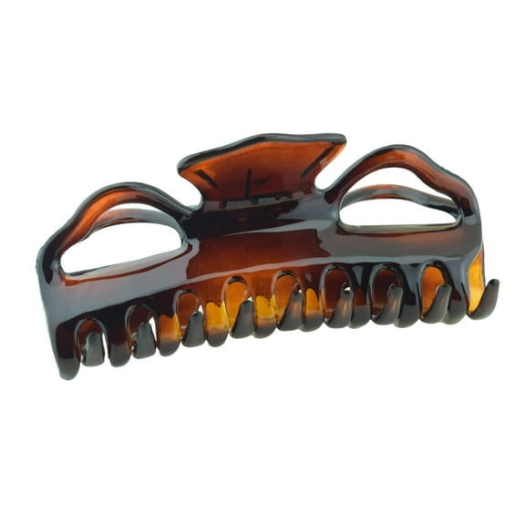 Parcelona French Extra Large Celluloid Shell Hair Claw Clip Made To Last