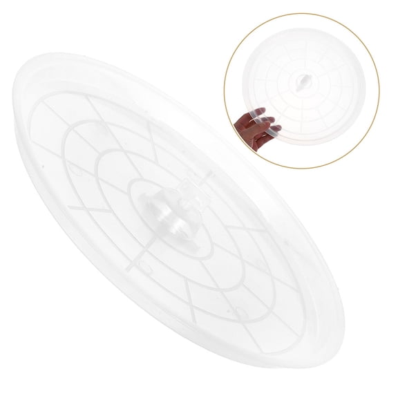 ETEREAUTY 2-Pack Clear Plastic Parrot Toilet Pan Tray with Smooth for Bird Cage