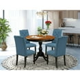 thumbnail image 2 of AMDU3-BCH-W - Dinette Table and 2 Dining Room Chairs - Black Finish, 2 of 2