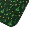 thumbnail image 5 of Dark Green Christmas Tree and Star Pattern Dish Drying Mat for Kitchen 1 Pack, Ultra Absorbent Microfiber Dishes Drainer Mats,16x18in(41x46cm), 5 of 6